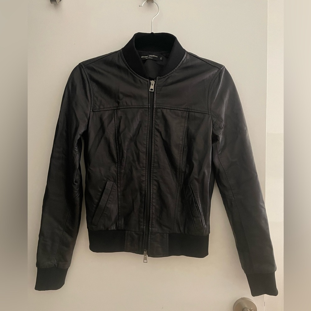 Made in Italy - Street Leather leather bomber. Never worn.